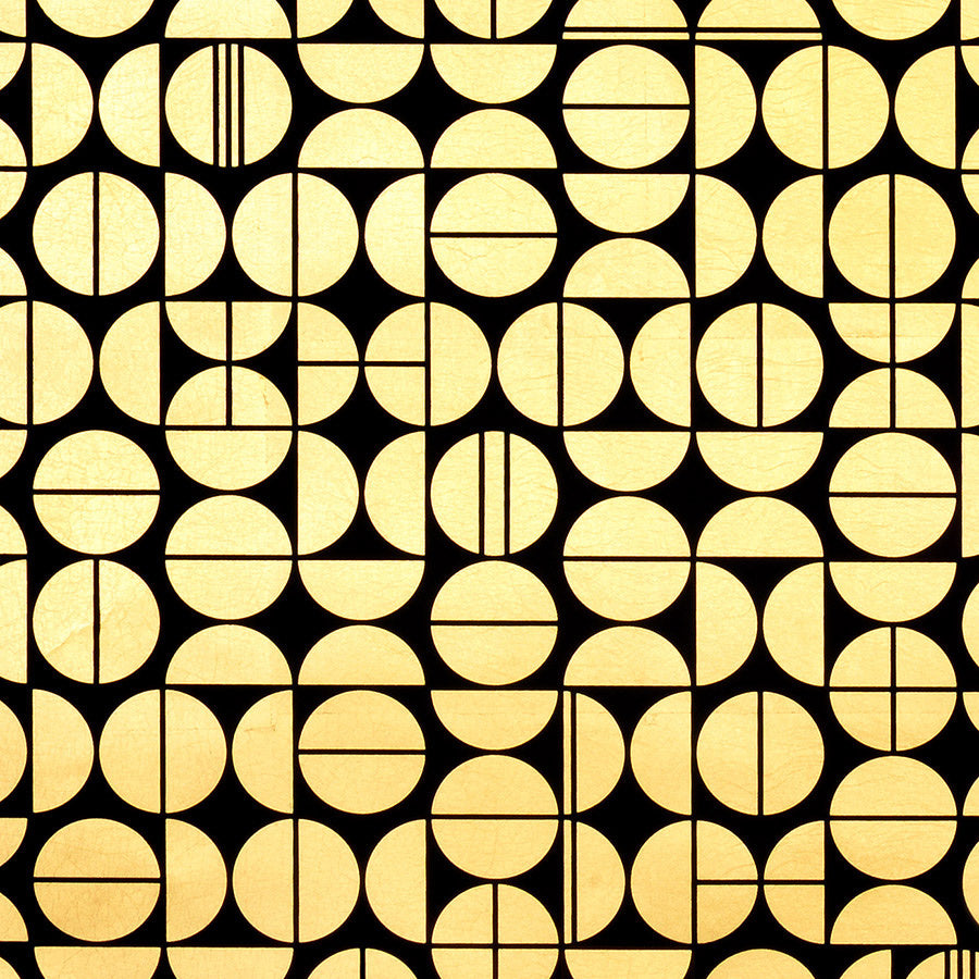MODERN-MOON-MIDNIGHT-GLIMMER-ON-GILDED-METALLIC-LEAF-PHILLIP-JEFFRIES-2956 - Phillip Jeffries Wallpaper Wallcovering