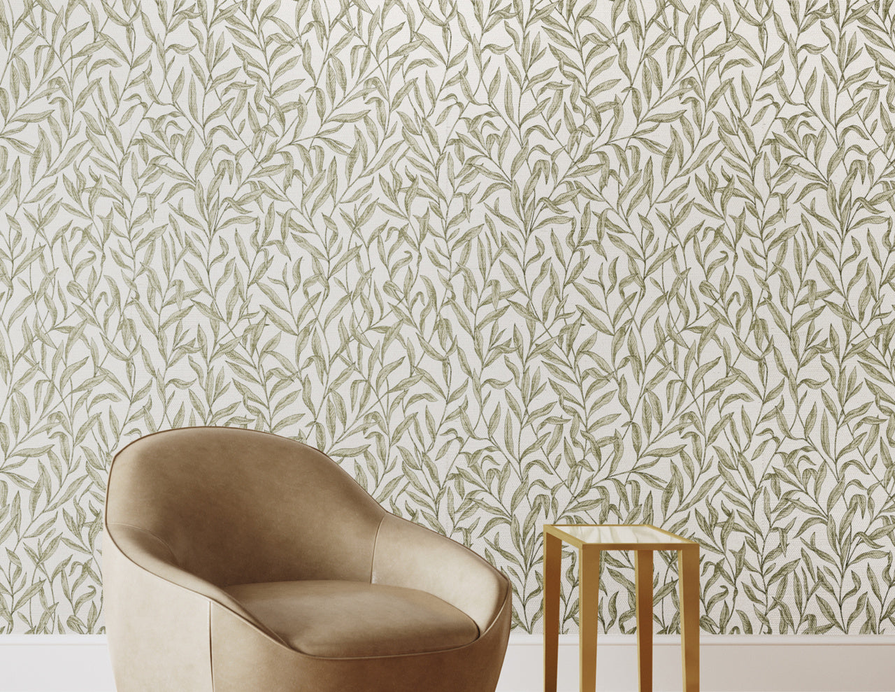 WALK-IN-THE-PARK-IVY-ON-MANILA-HEMP-PHILLIP-JEFFRIES-26005 - Phillip Jeffries Wallpaper Wallcovering