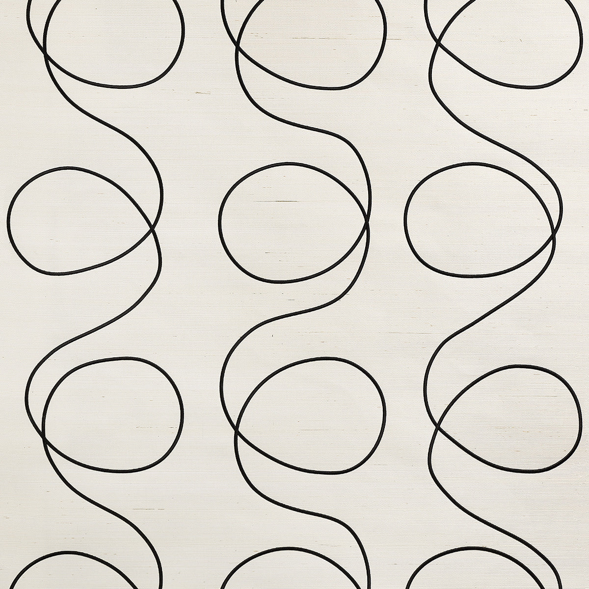 SCRIBBLES-WHITE-WITH-BLACK-PHILLIP-JEFFRIES-9654 - Phillip Jeffries Wallpaper Wallcovering