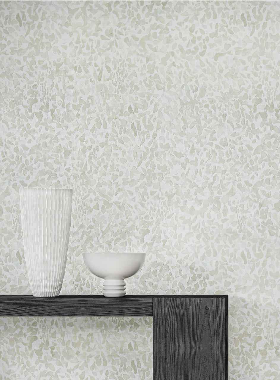 Pretty Petals Sola Blooms on Manila Hemp - Phillip Jeffries 9645 - Phillip Jeffries Wallpaper Wallpaper