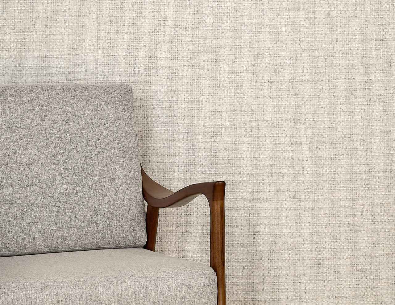 Wellington Weave Cozy Grey - Phillip Jeffries 35206 - Phillip Jeffries Wallpaper Wallcovering