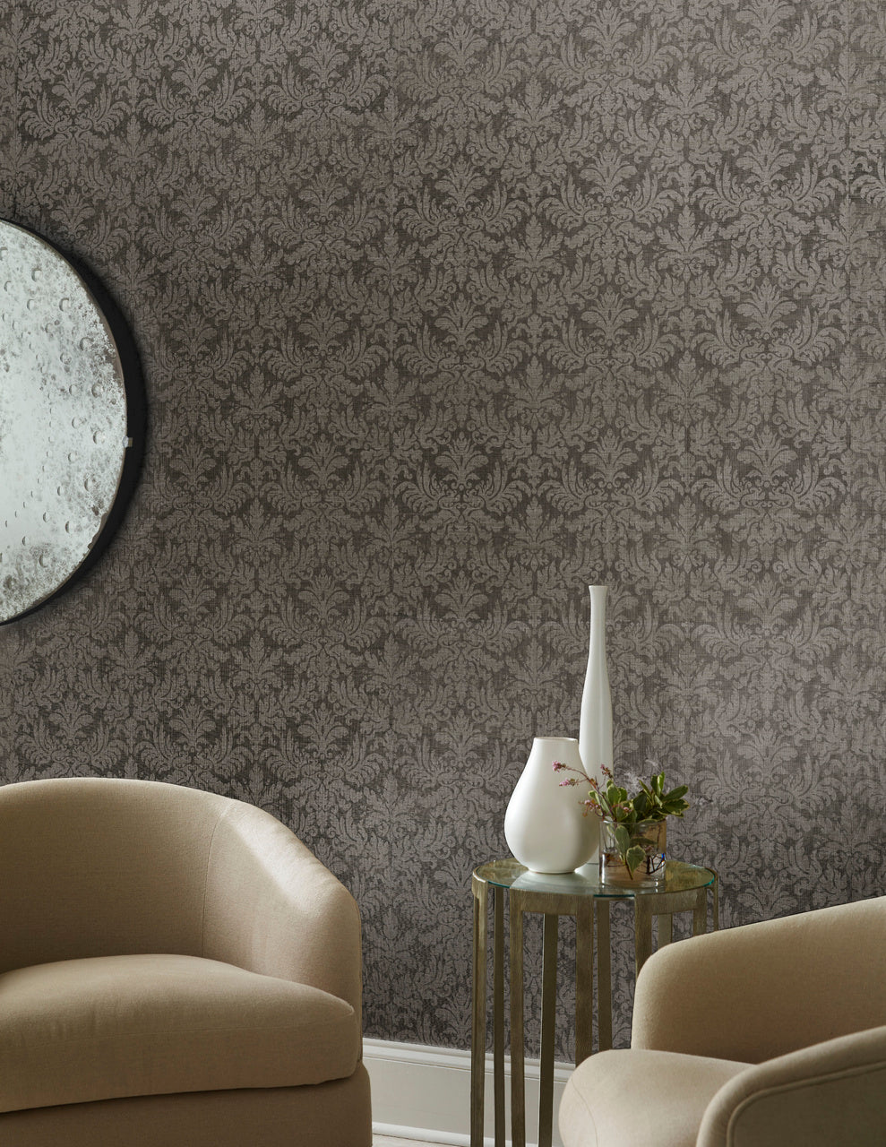 EMPRESS-PLATINUM-ON-HORSEHAIR-PHILLIP-JEFFRIES-5844 - Phillip Jeffries Wallpaper Wallcovering