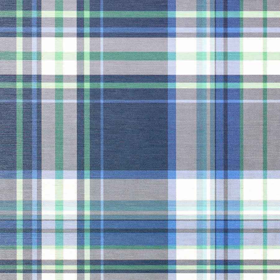 Preppy Plaid Dapper Navy on Manila Hemp - Phillip Jeffries 8687 - Phillip Jeffries Wallpaper Wallpaper