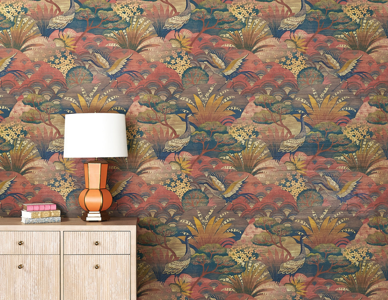 FABLE-GARNET-GROVE-ON-FLOORED-PHILLIP-JEFFRIES-35604 - Phillip Jeffries Wallpaper Papel pintado