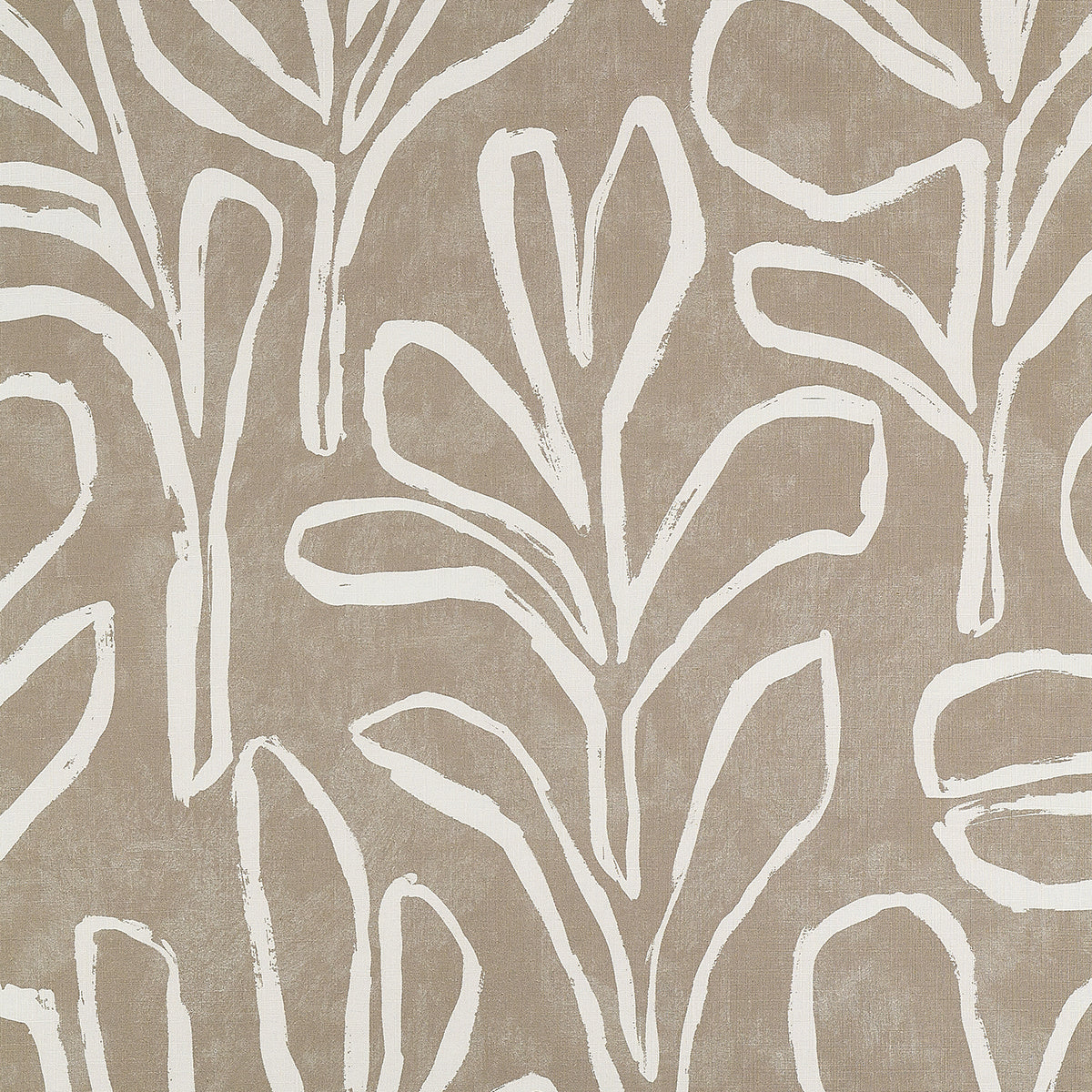 SPRIG-SILHOUETTE-FAWN-FLOURISH-ON-CANVAS-LINEN-PHILLIP-JEFFRIES-10305 - Phillip Jeffries Wallpaper Wallcovering