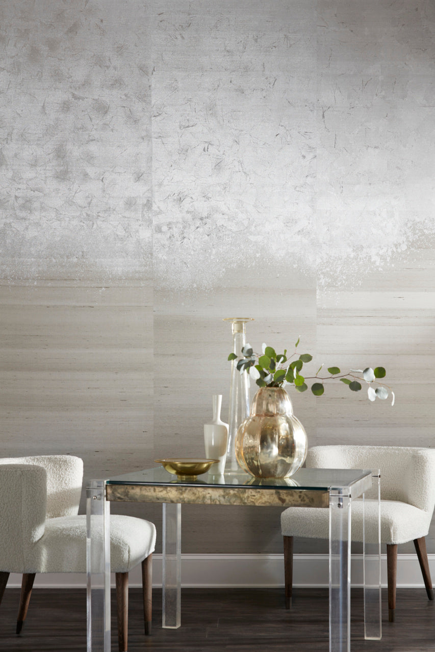 METALLIC-OMBRE-SILVER-ON-STAR-DUST-SILK-PHILLIP-JEFFRIES-3160 - Phillip Jeffries Wallpaper Wallcovering