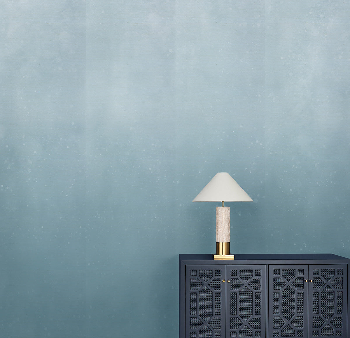 BUBBLES-BLUE-ON-GLAM-GRASS-PHILLIP-JEFFRIES-27710 - Phillip Jeffries Wallpaper Wallcovering