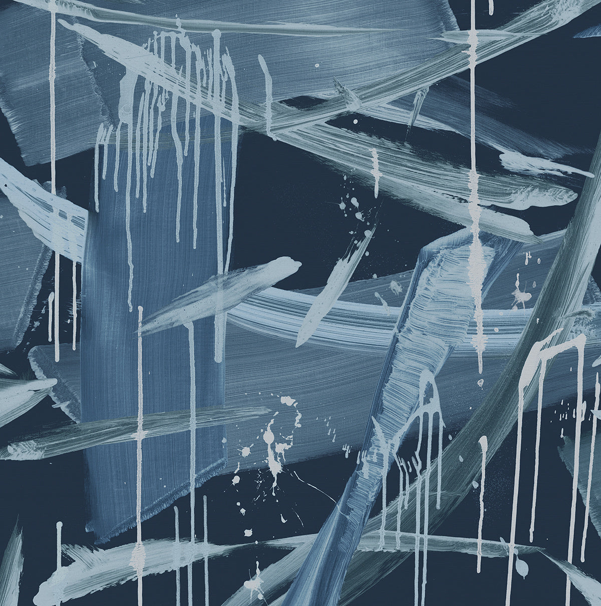 SPLASH-BLUE-MELANGE-ON-VINYL-CANVAS-PHILLIP-JEFFRIES-2464 - Phillip Jeffries Wallpaper Wallcovering