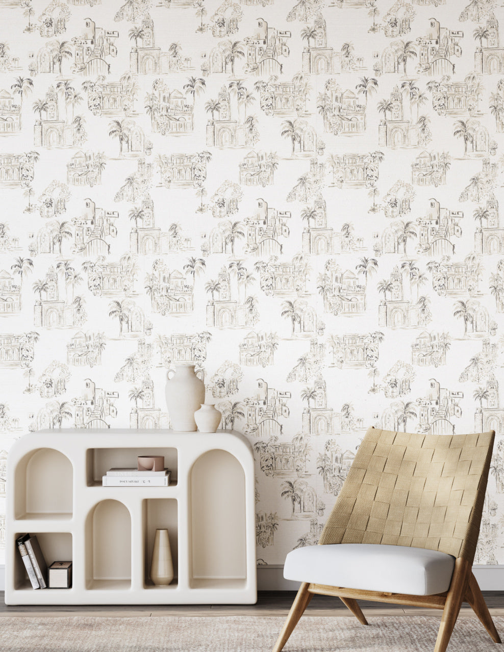 TOULOUSE-TOILE-SHADOW-DREAMS-ON-MANILA-HEMP-PHILLIP-JEFFRIES-28900 - Phillip Jeffries Wallpaper Wallcovering