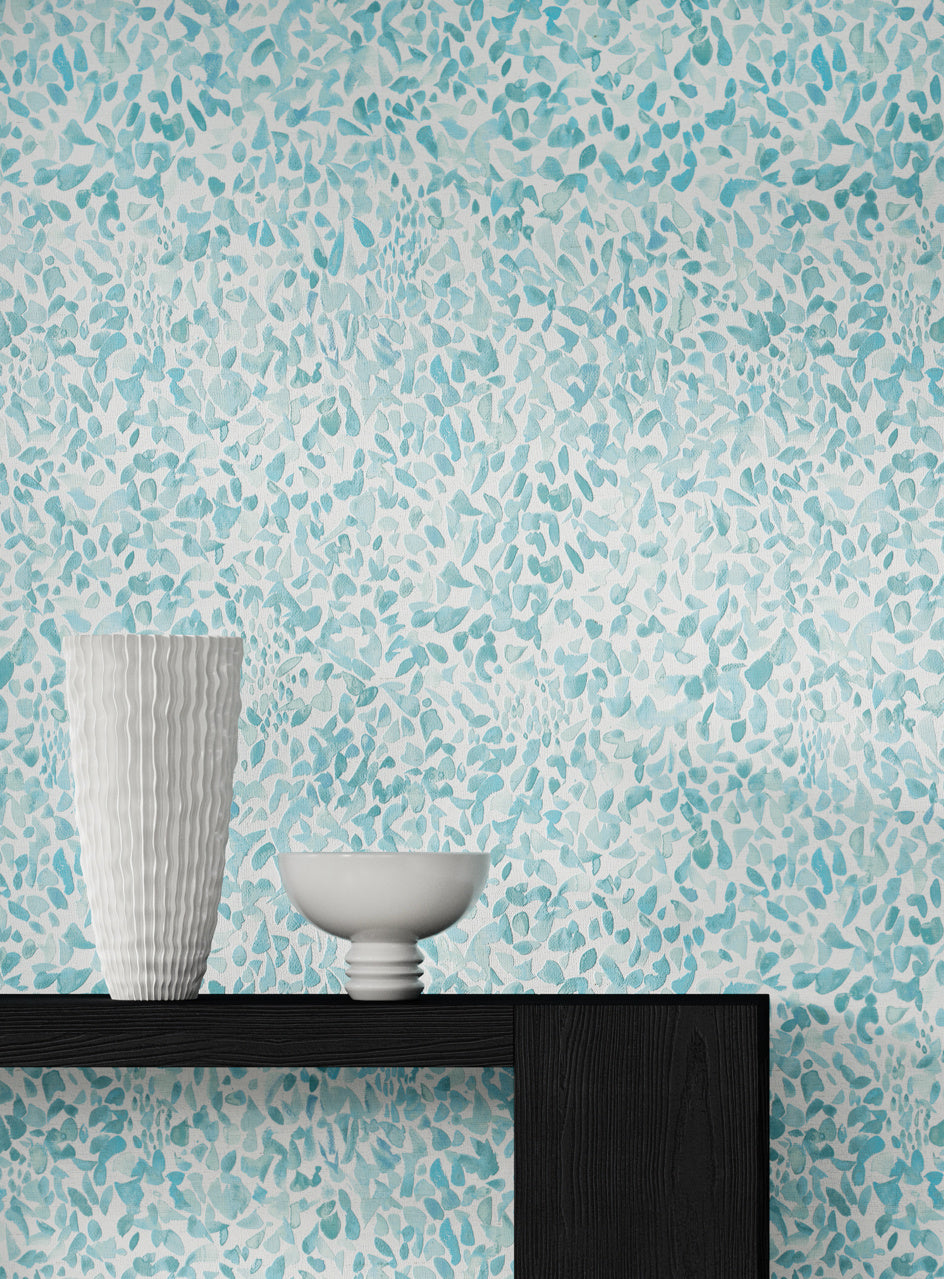 PRETTY-PETALS-SEAGLASS-ON-MANILA-HEMP-PHILLIP-JEFFRIES-9648 - Phillip Jeffries Wallpaper Wallcovering