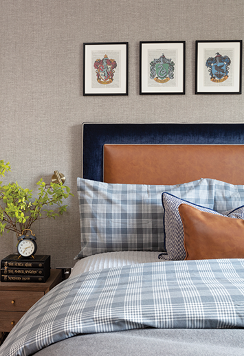 VINYL-HERRINGBONE-BASEVI-BLUE-PHILLIP-JEFFRIES-7823 - Phillip Jeffries Wallpaper Wallpaper