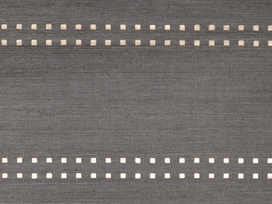 STUDS-AND-STRIPES-HORIZONTAL-ROSE-GOLD-ON-MANILA-HEMP-PHILLIP-JEFFRIES-5784-H - Phillip Jeffries Wallpaper Wallcovering