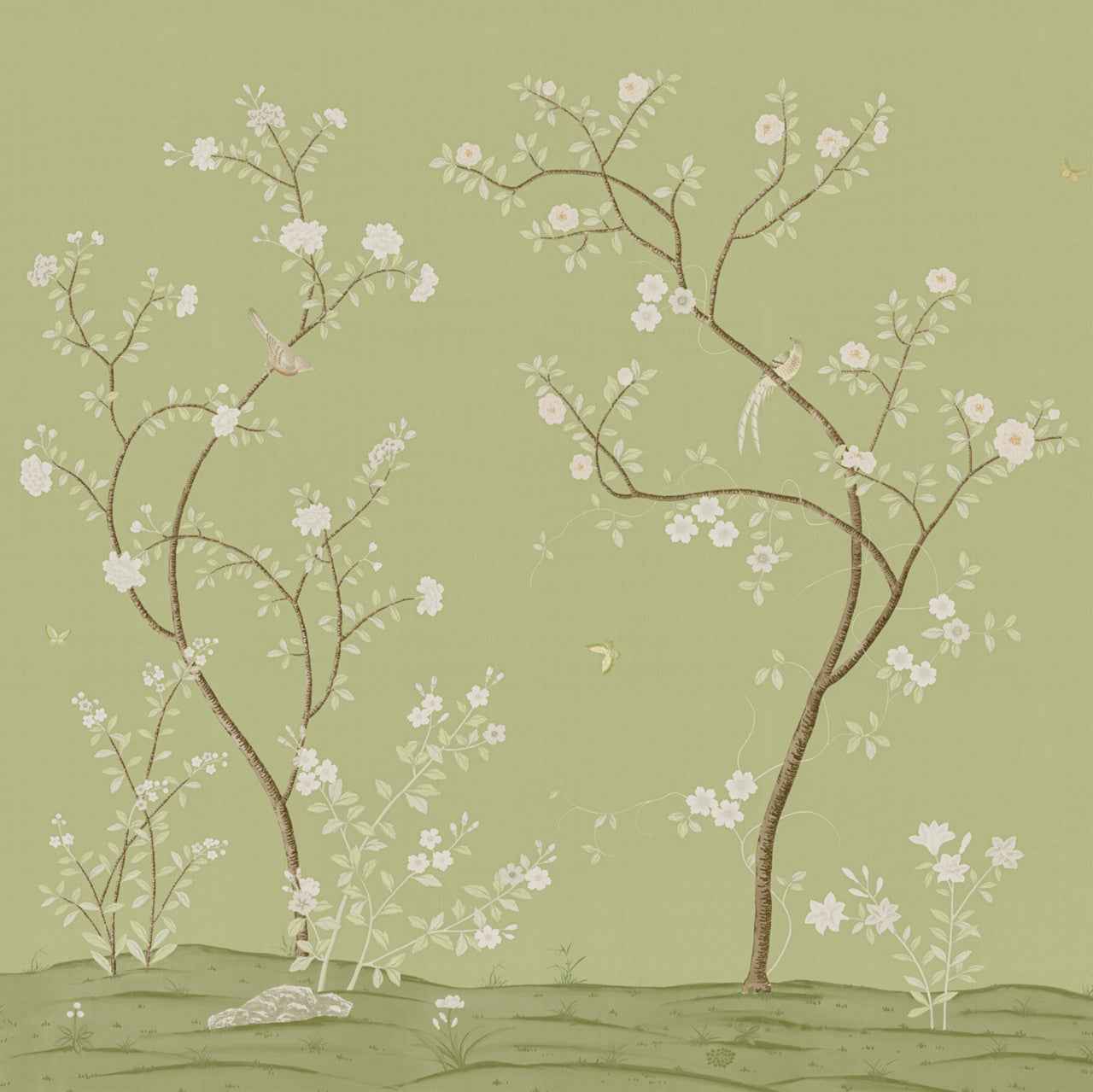 Promenade Verdant Waltz - Phillip Jeffries 34207 - Phillip Jeffries Wallpaper Wallcovering