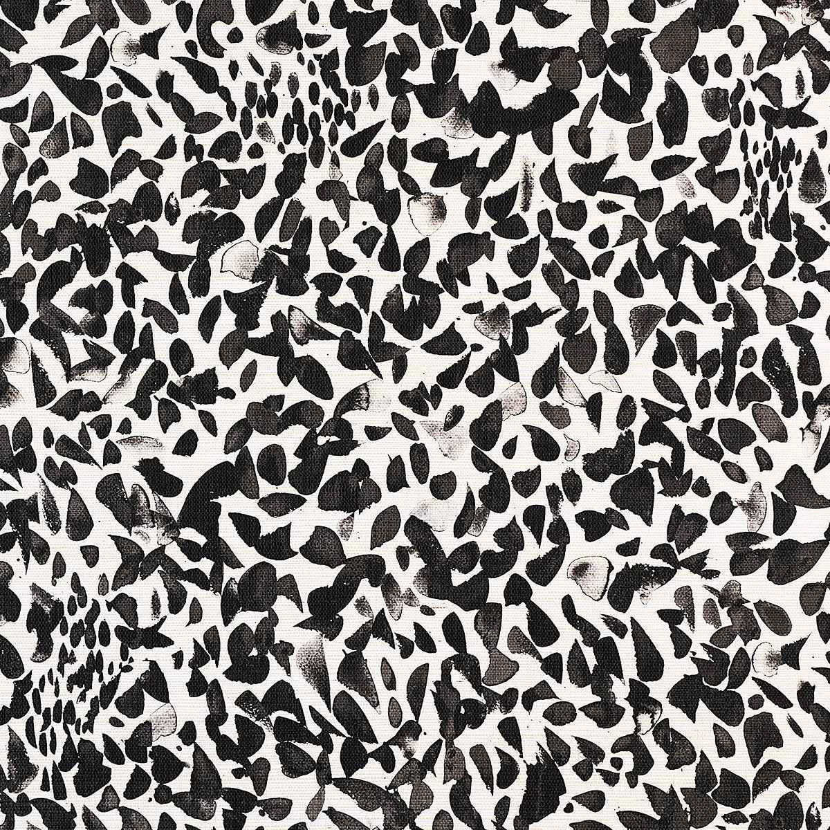 Pretty Petals Poppy Black on Manila Hemp - Phillip Jeffries 9650 - Phillip Jeffries Wallpaper Wallpaper