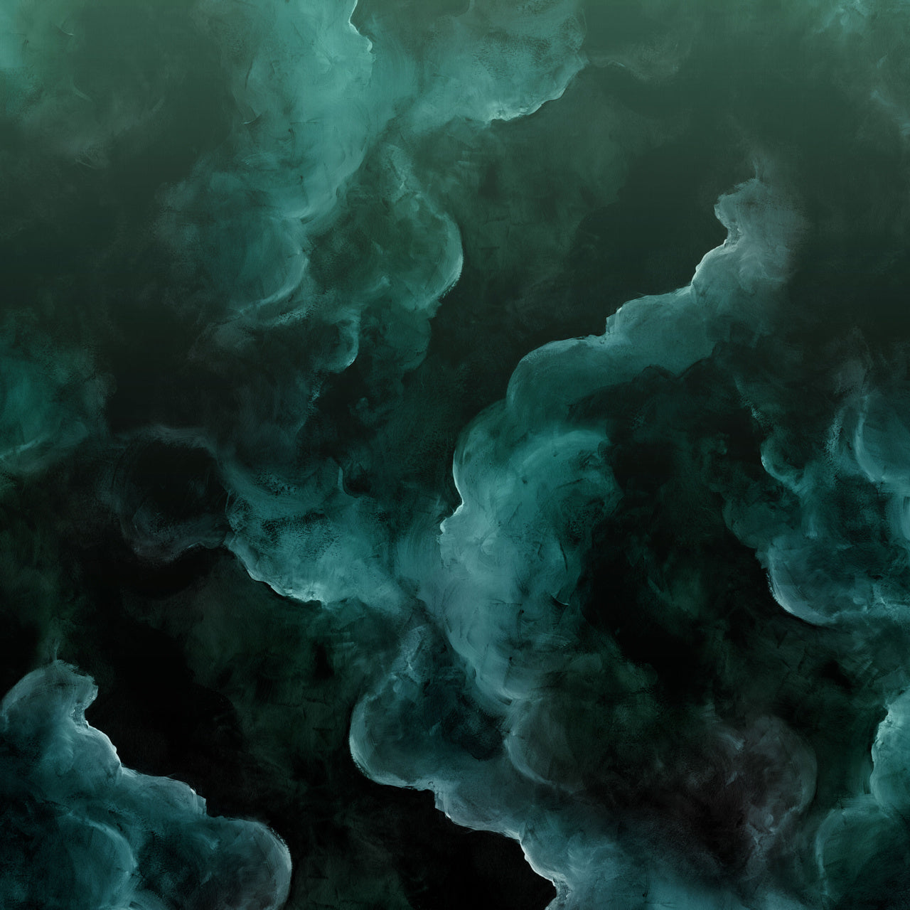 FLIGHT-DEEP-EMERALD-CLOUDS-ONLY-ON-VINYL-IBERIAN-LINEN-PHILLIP-JEFFRIES-7064 - Phillip Jeffries Wallpaper Wallcovering