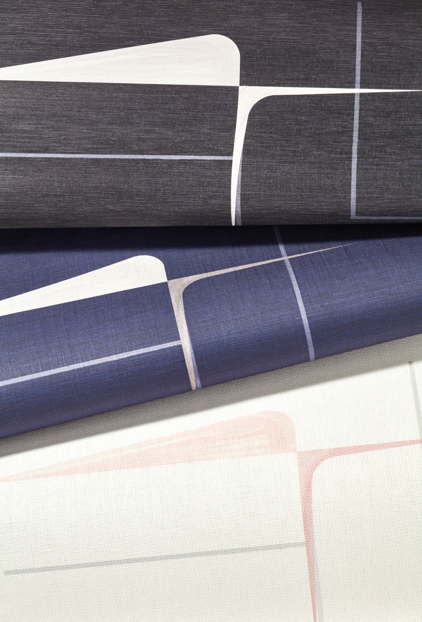 NOD-TO-MOD-ABSTRACT-AZURE-ON-MANILA-HEMP-PHILLIP-JEFFRIES-9846 - Phillip Jeffries Wallpaper Wallcovering