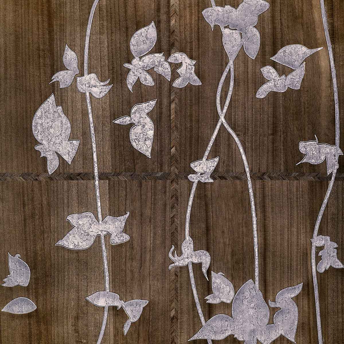 Veranda Vines Sterling Root - Phillip Jeffries 43803 - Phillip Jeffries Wallpaper Wallcovering