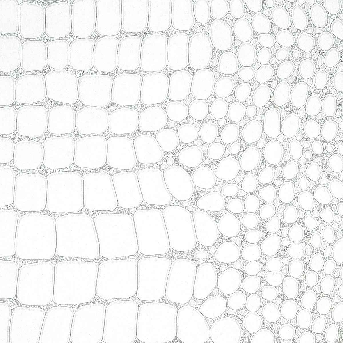 Vinyl Crocodile Rock Porcelain Shadow - Phillip Jeffries 10854 - Phillip Jeffries Wallpaper Wallcovering