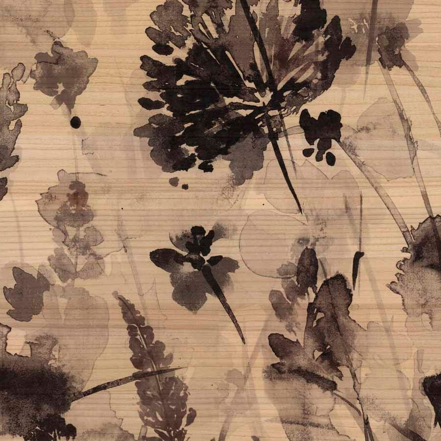 WILDFLOWERS-SEPIA-GRASS-ON-FLOORED-PHILLIP-JEFFRIES-8509 - Phillip Jeffries Wallpaper Wallcovering