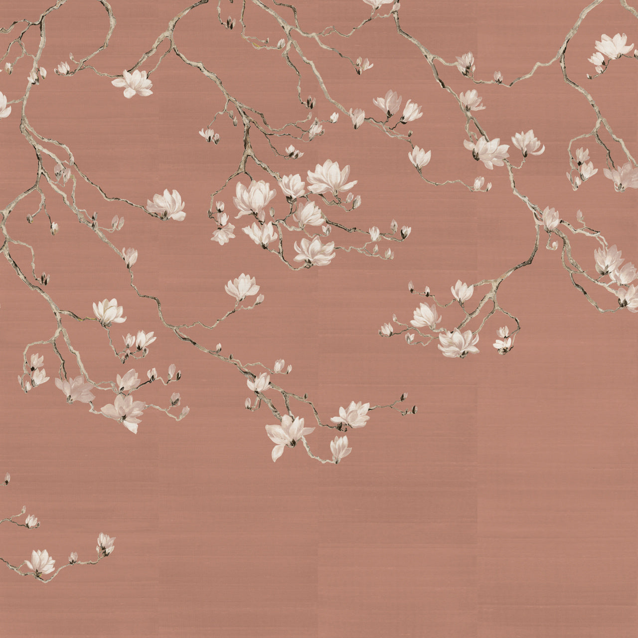 BLOSSOM-CANYON-PINK-ON-STAR-DUST-SILK-PHILLIP-JEFFRIES-36407 - Phillip Jeffries Wallpaper Wallcovering