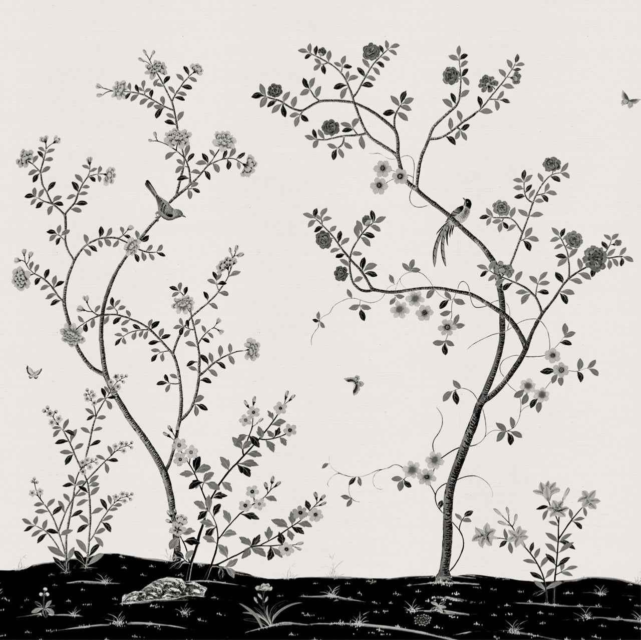 Promenade Ink Reverie - Phillip Jeffries 34205 - Phillip Jeffries Wallpaper Wallcovering