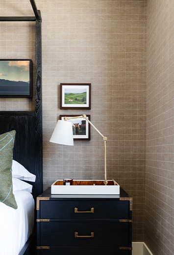 VINYL-SAVILE-SUITING-PLAID-BLACK-ON-GRANITE-PHILLIP-JEFFRIES-2152 - Phillip Jeffries Wallpaper Wallpaper
