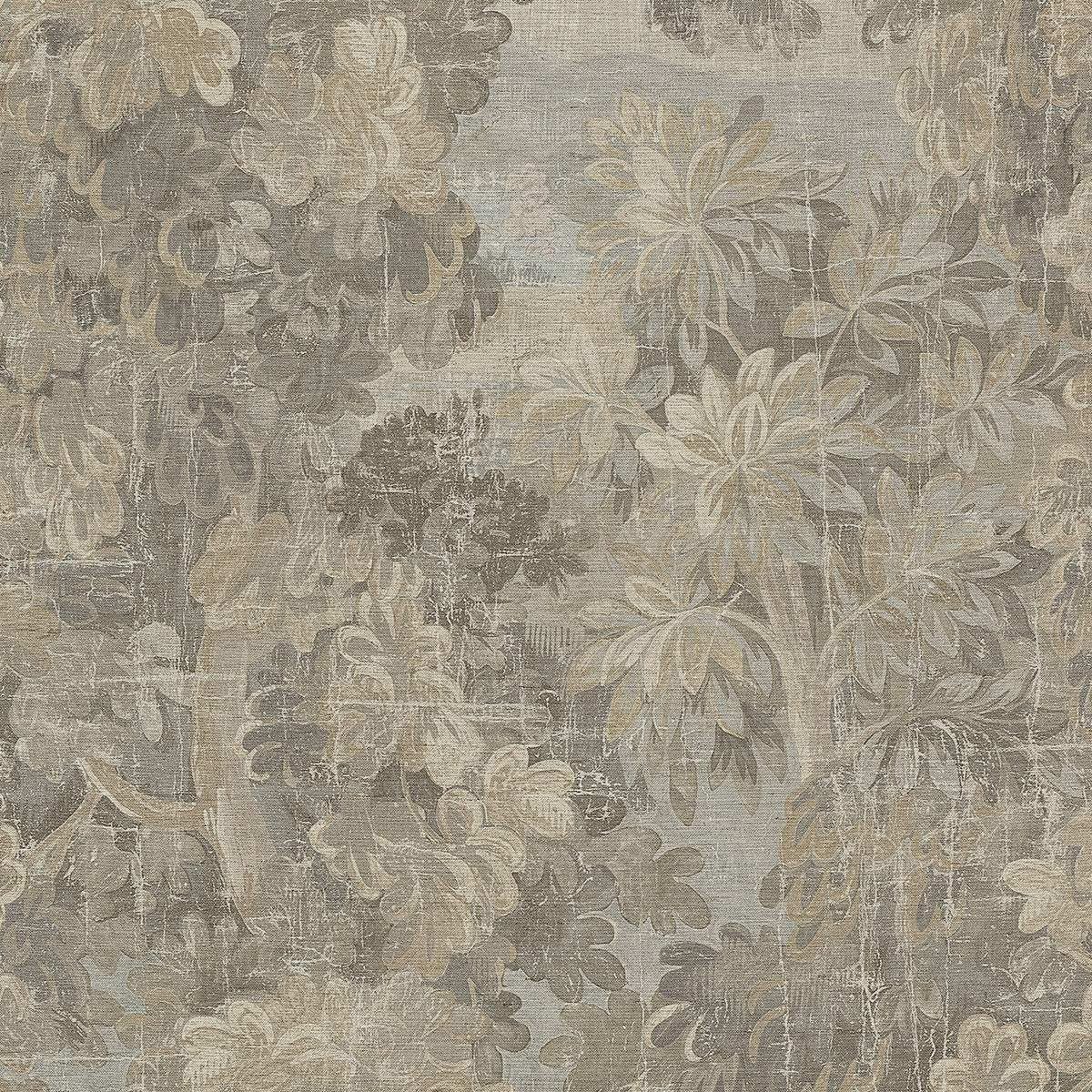 MIDSUMMER-SEPIA-GROVE-ON-CANVAS-LINEN-PHILLIP-JEFFRIES-31502 - Phillip Jeffries Wallpaper Wallcovering