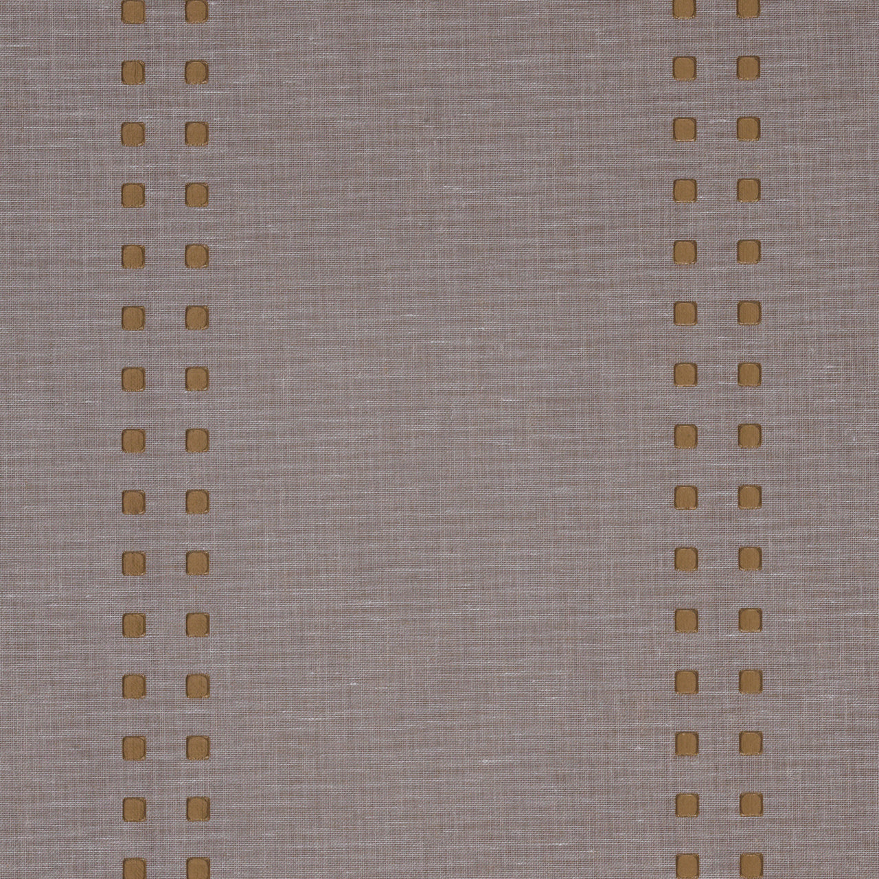 STUDS-AND-STRIPES-VERTICAL-BRASS-ON-CANVAS-LINEN-PHILLIP-JEFFRIES-5873-V - Phillip Jeffries Wallpaper Wallcovering
