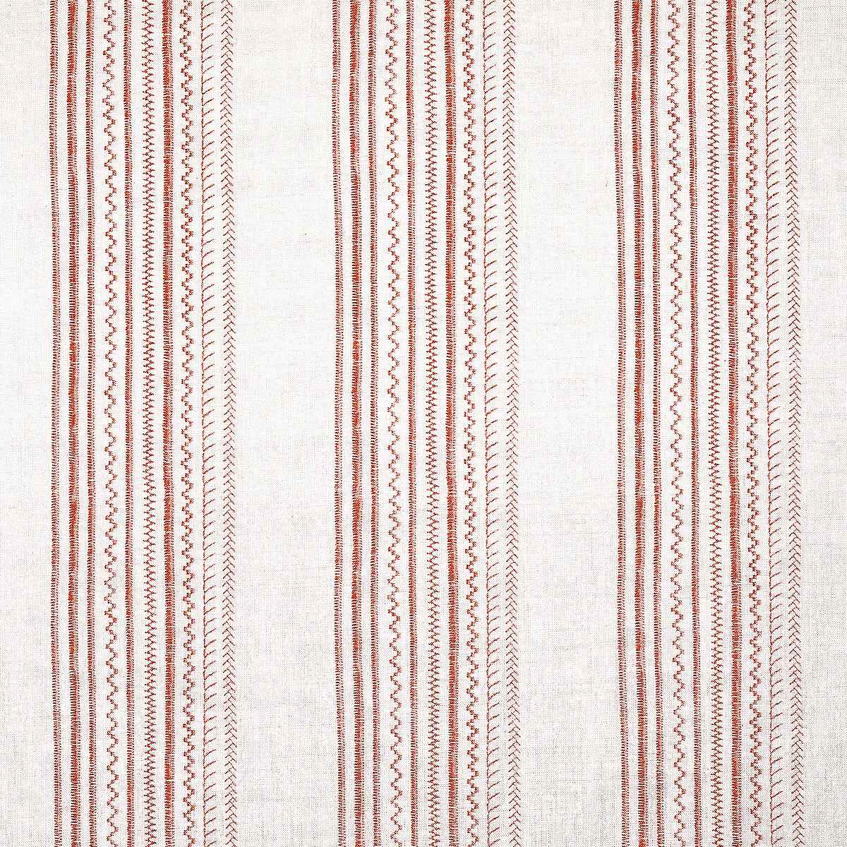 Maritime Stripe Red Sky at Night on Canvas Linen - Phillip Jeffries 10005