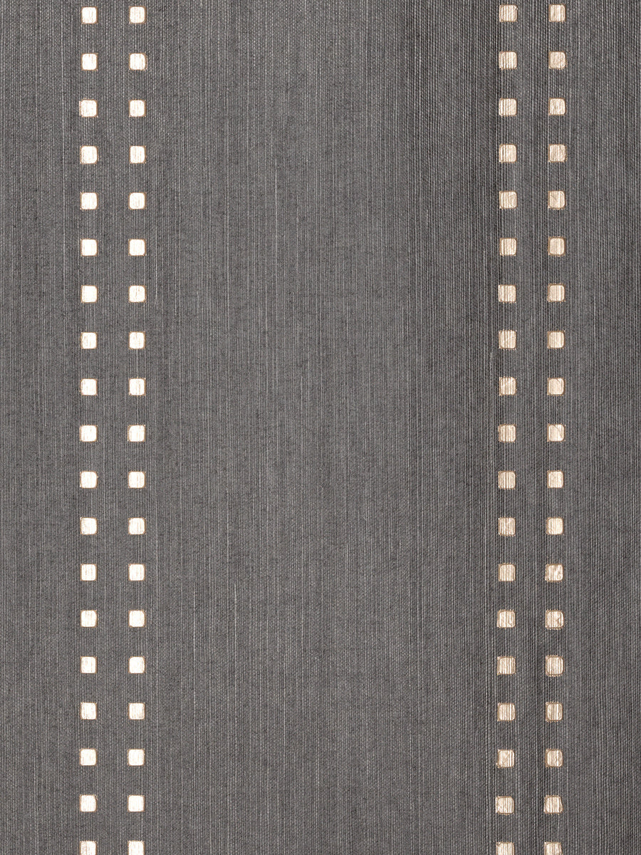 STUDS-AND-STRIPES-VERTICAL-ROSE-GOLD-ON-MANILA-HEMP-PHILLIP-JEFFRIES-5784-V - Phillip Jeffries Wallpaper Wallcovering
