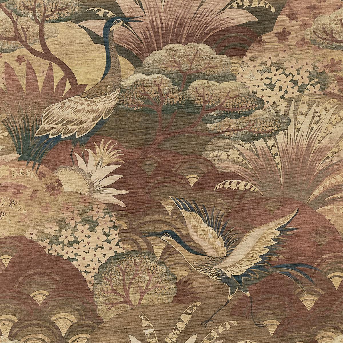 FABLE-SEPIA-GARDEN-ON-MANILA-HEMP-PHILLIP-JEFFRIES-35605 - Phillip Jeffries Wallpaper Papel pintado