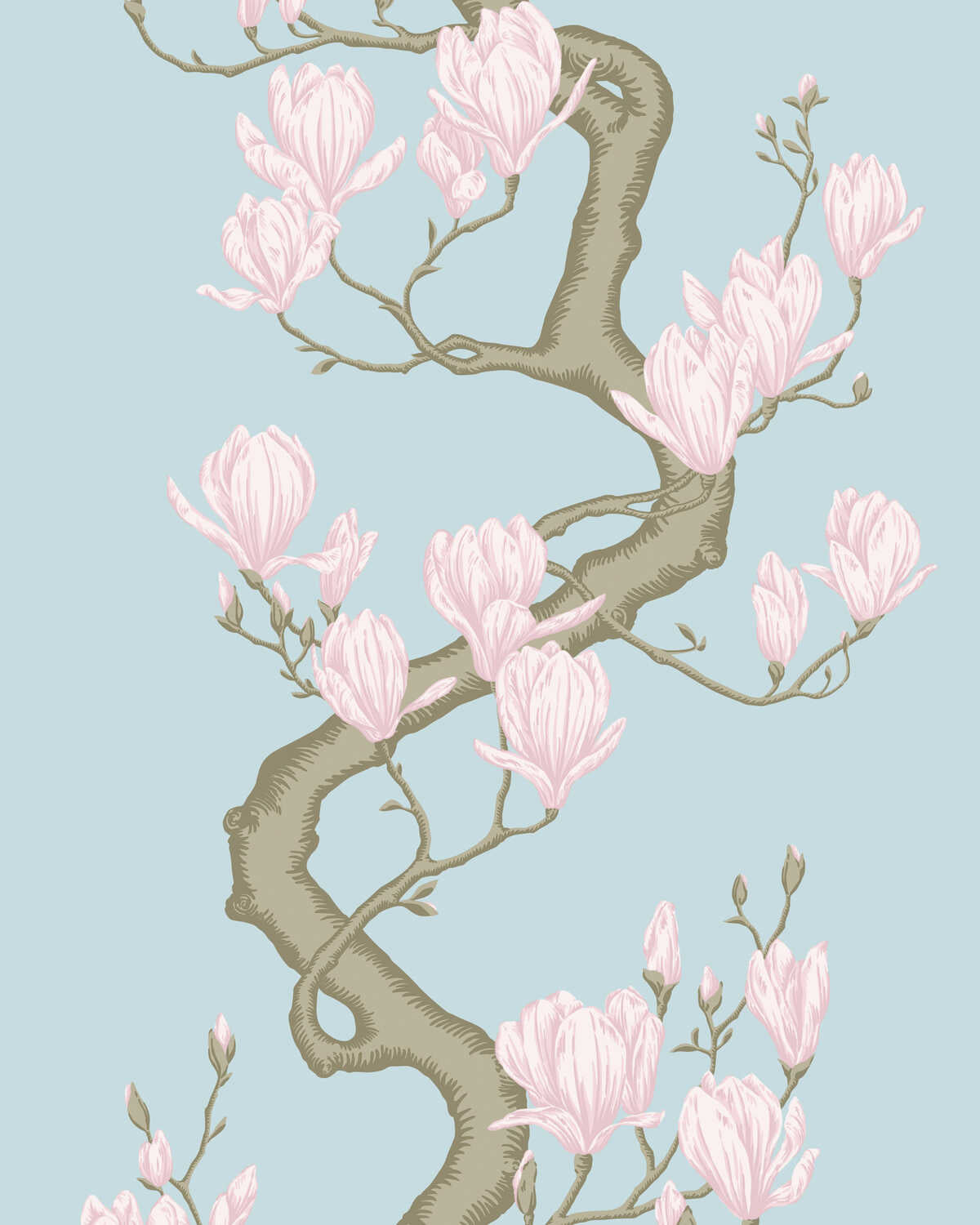 Magnolia Tree - Sky Blue - COLE & SON Wallpaper