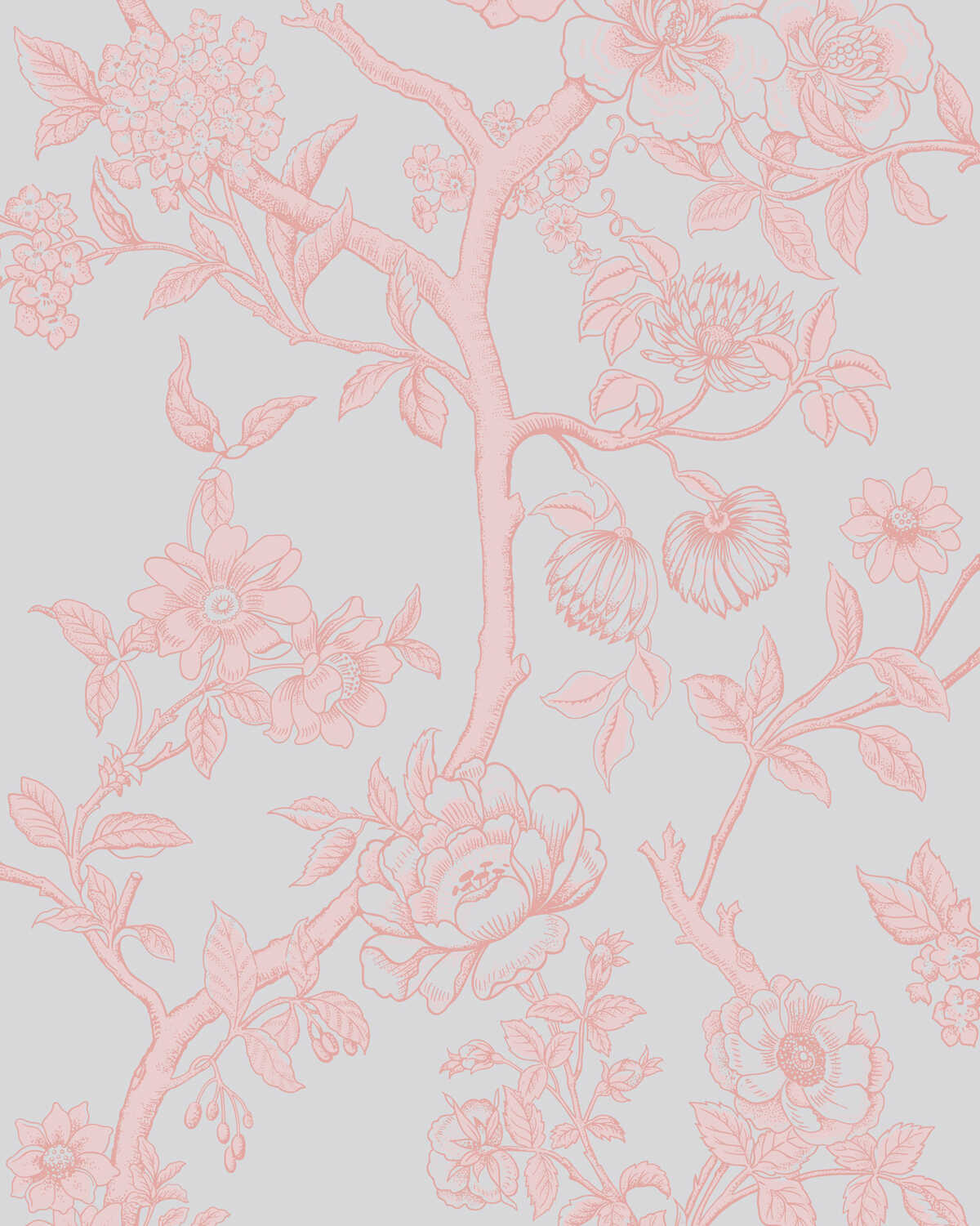 Paradise Tree - Pastel Blue - COLE & SON Wallpaper