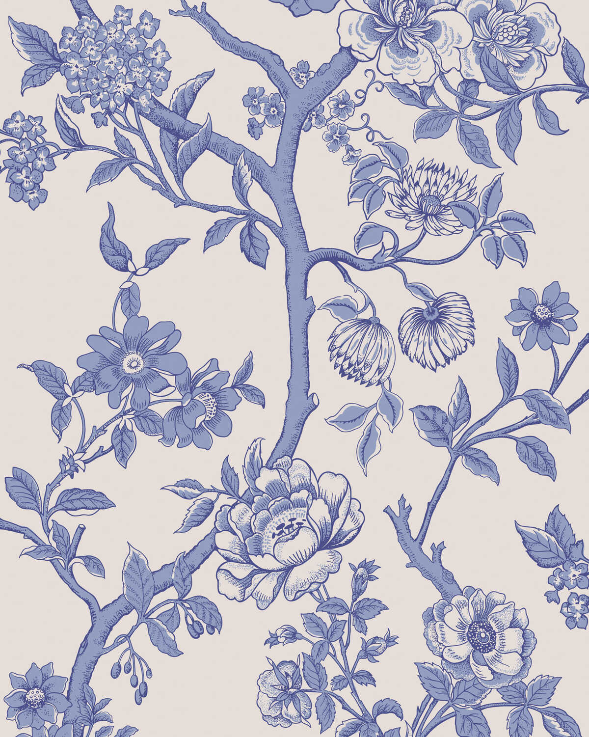 Paradise Tree - Blue - COLE & SON Wallpaper