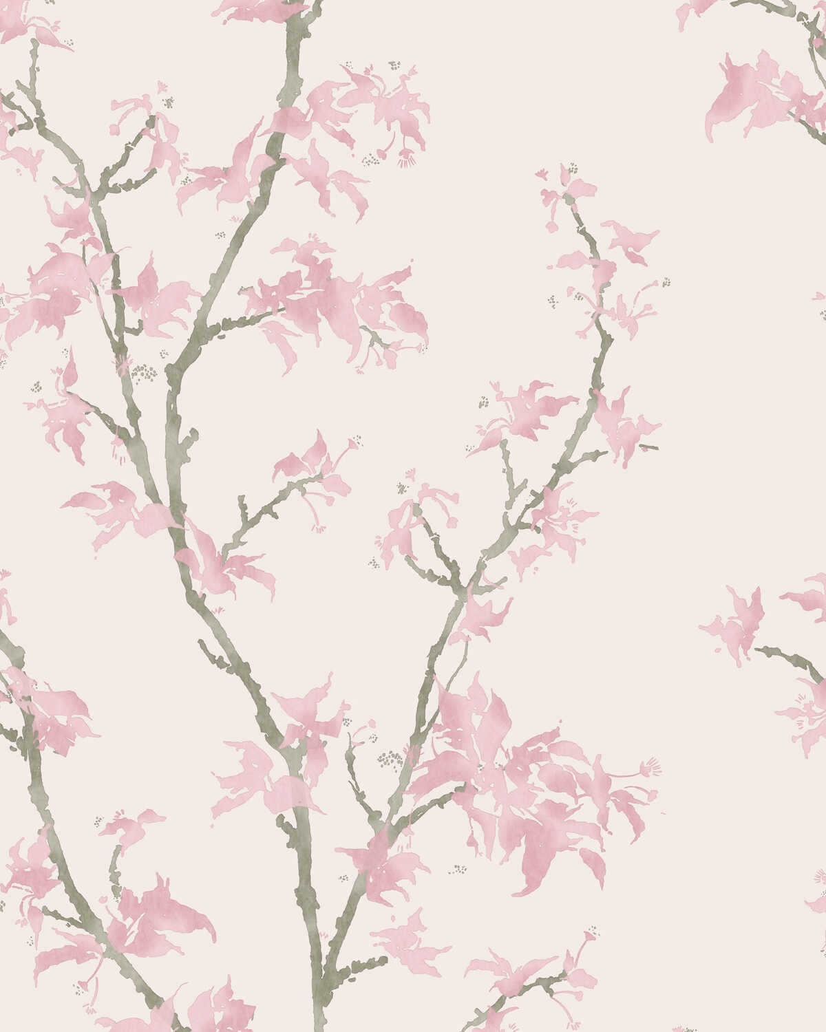 Chinese Branch - Pink - COLE & SON Wallpaper