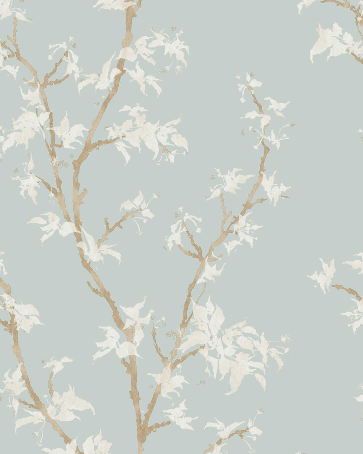 Chinese Branch - Duck Egg - COLE & SON Wallpaper