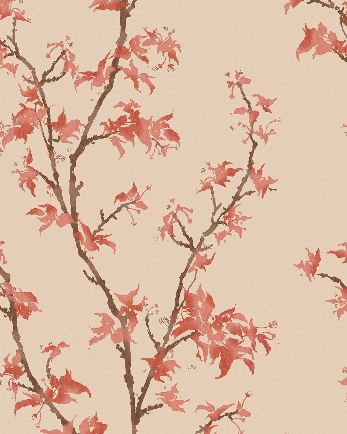Chinese Branch - Ginger - COLE & SON Wallpaper