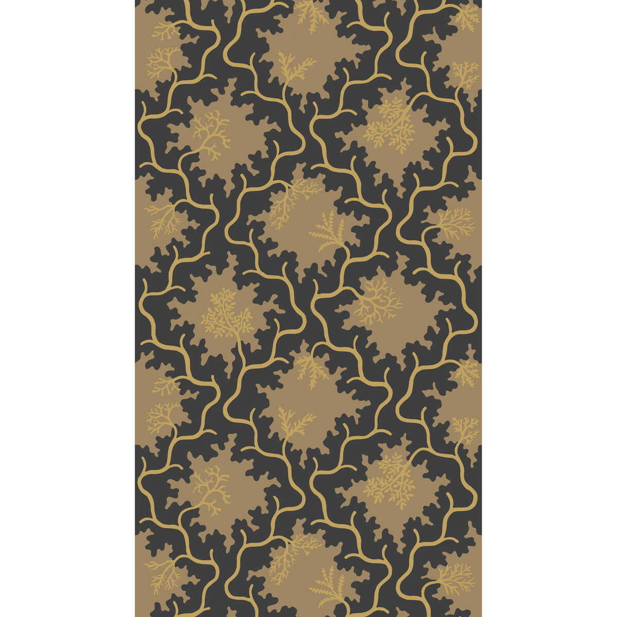 Moss Trellis - Black - COLE & SON Wallpaper
