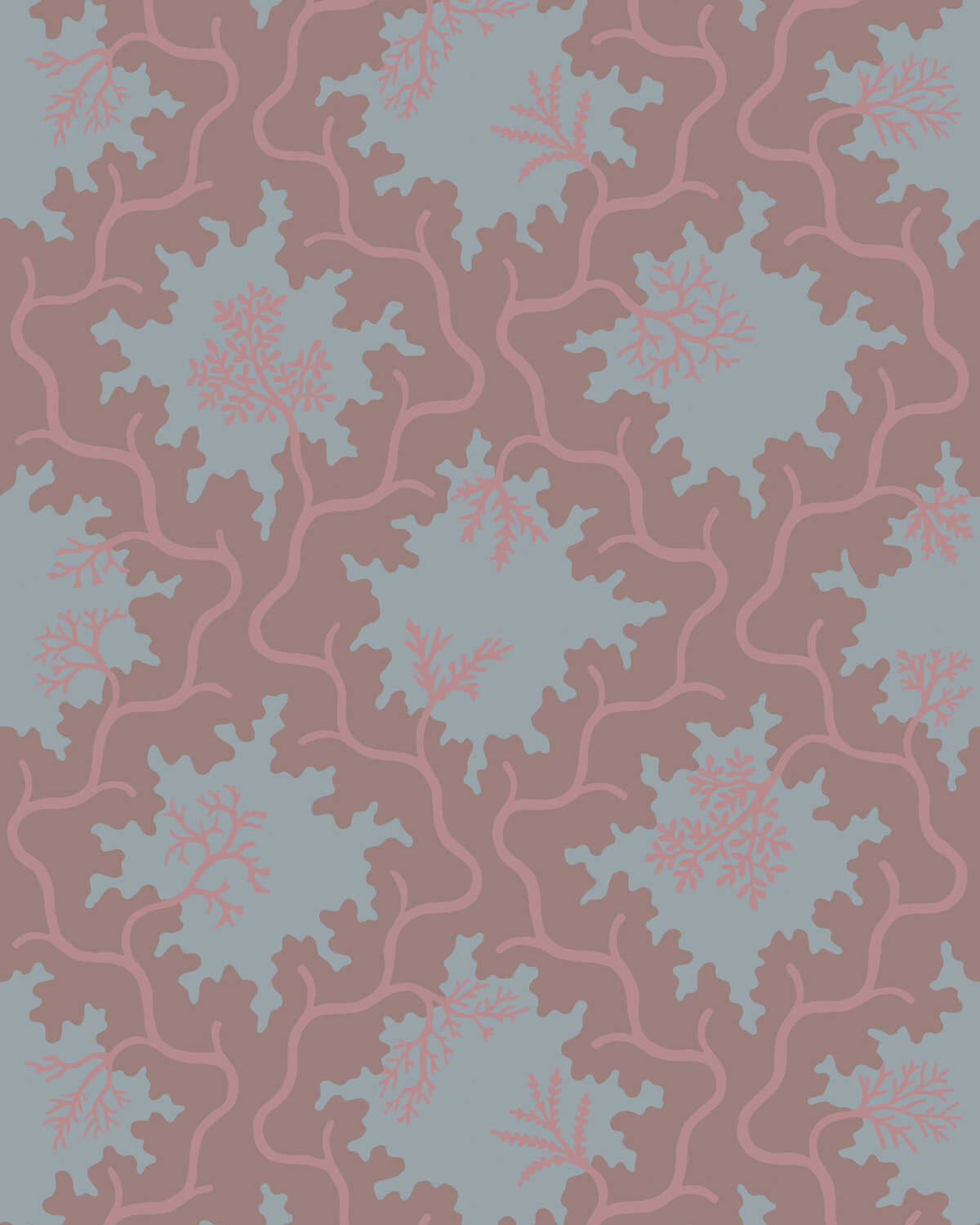 Moss Trellis - Steel - COLE & SON Wallpaper