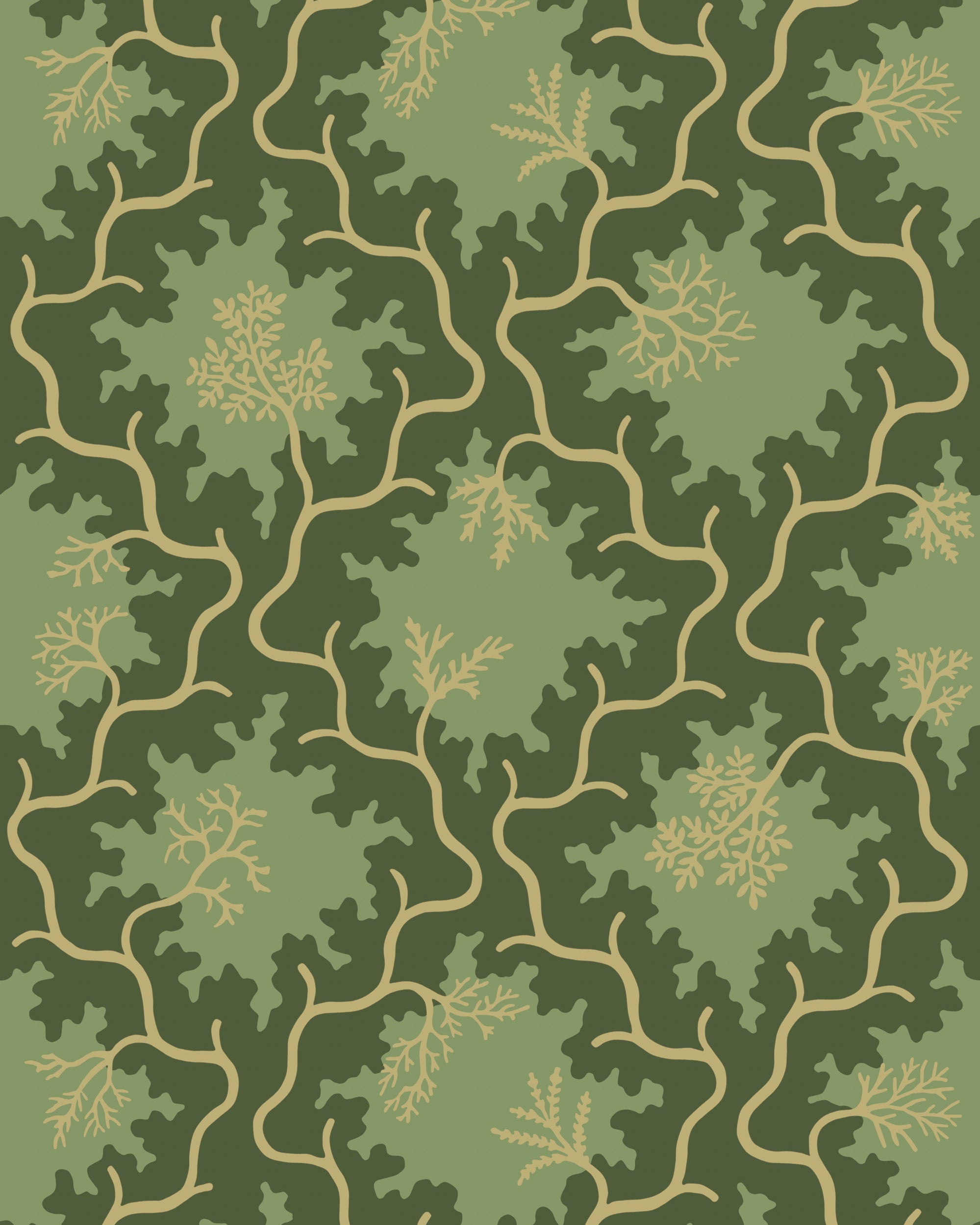 Moss Trellis - Evergreen - Cole & Son Wallpaper