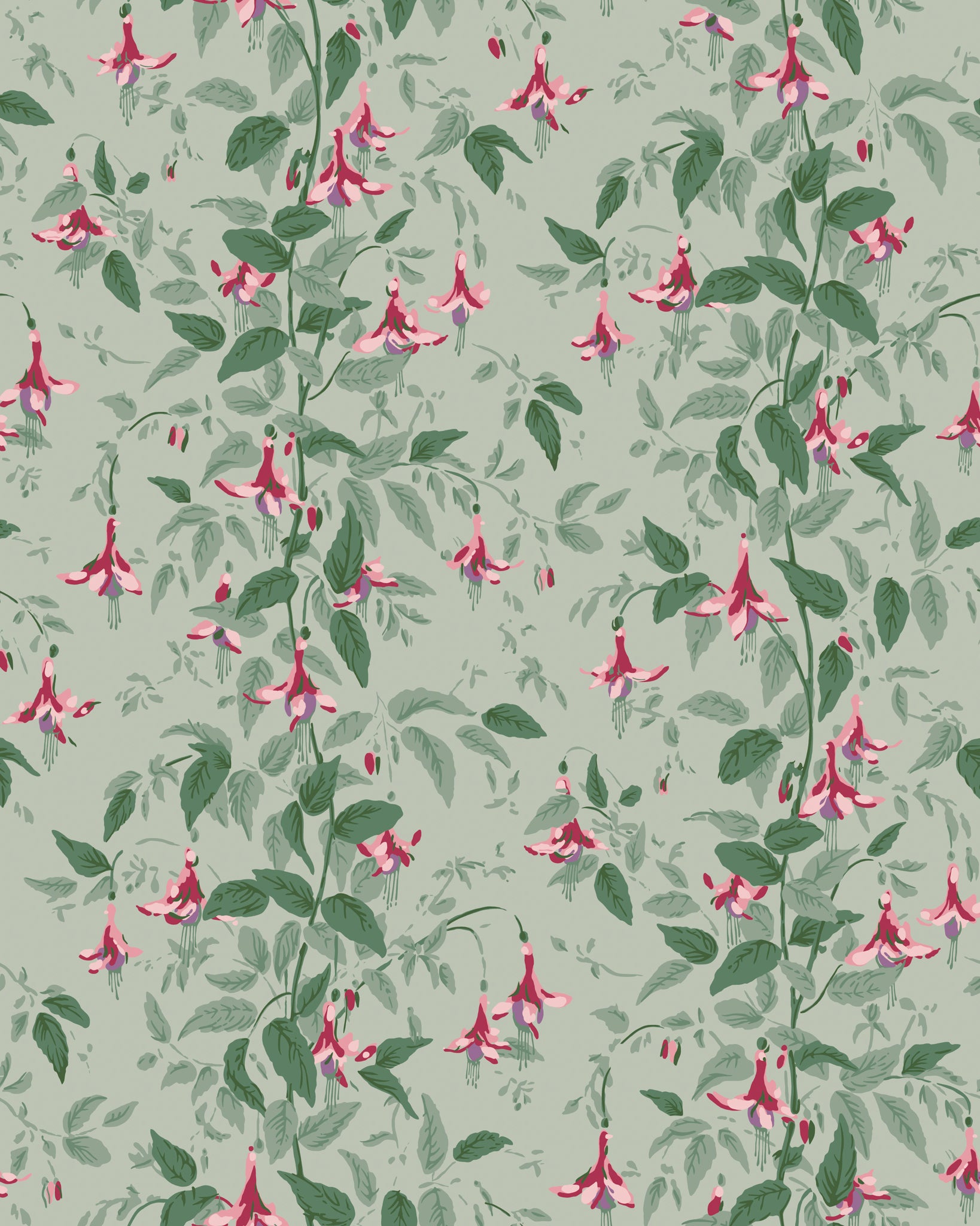 Fuschia - Dusty Rose - Cole & Son Wallpaper