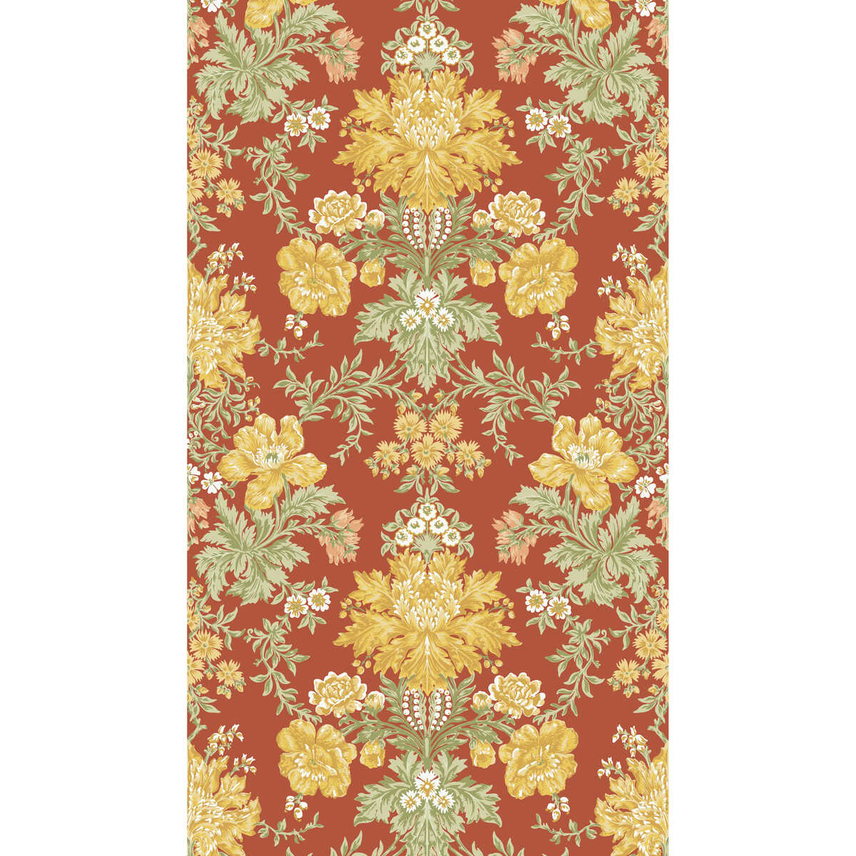 Poppies - Soft Yellow - COLE & SON Wallpaper