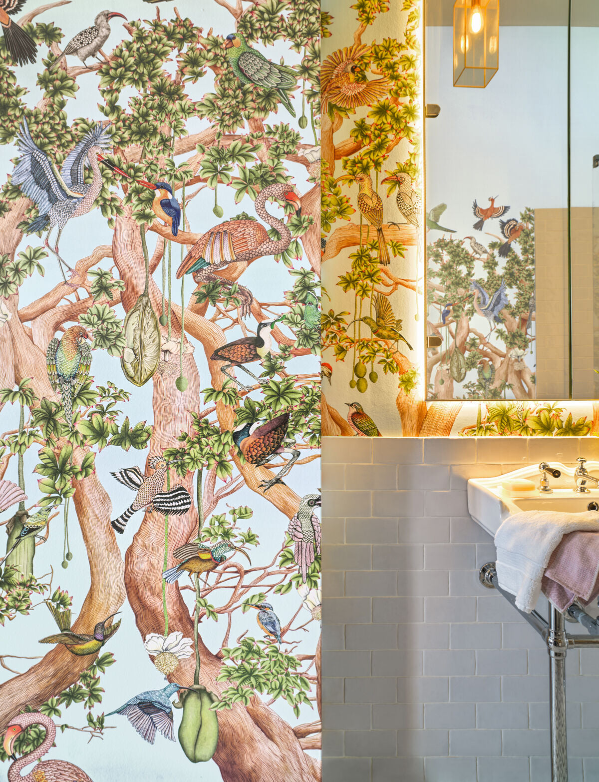Tree Of Life - Sky Blue - Cole & Son Wallpaper