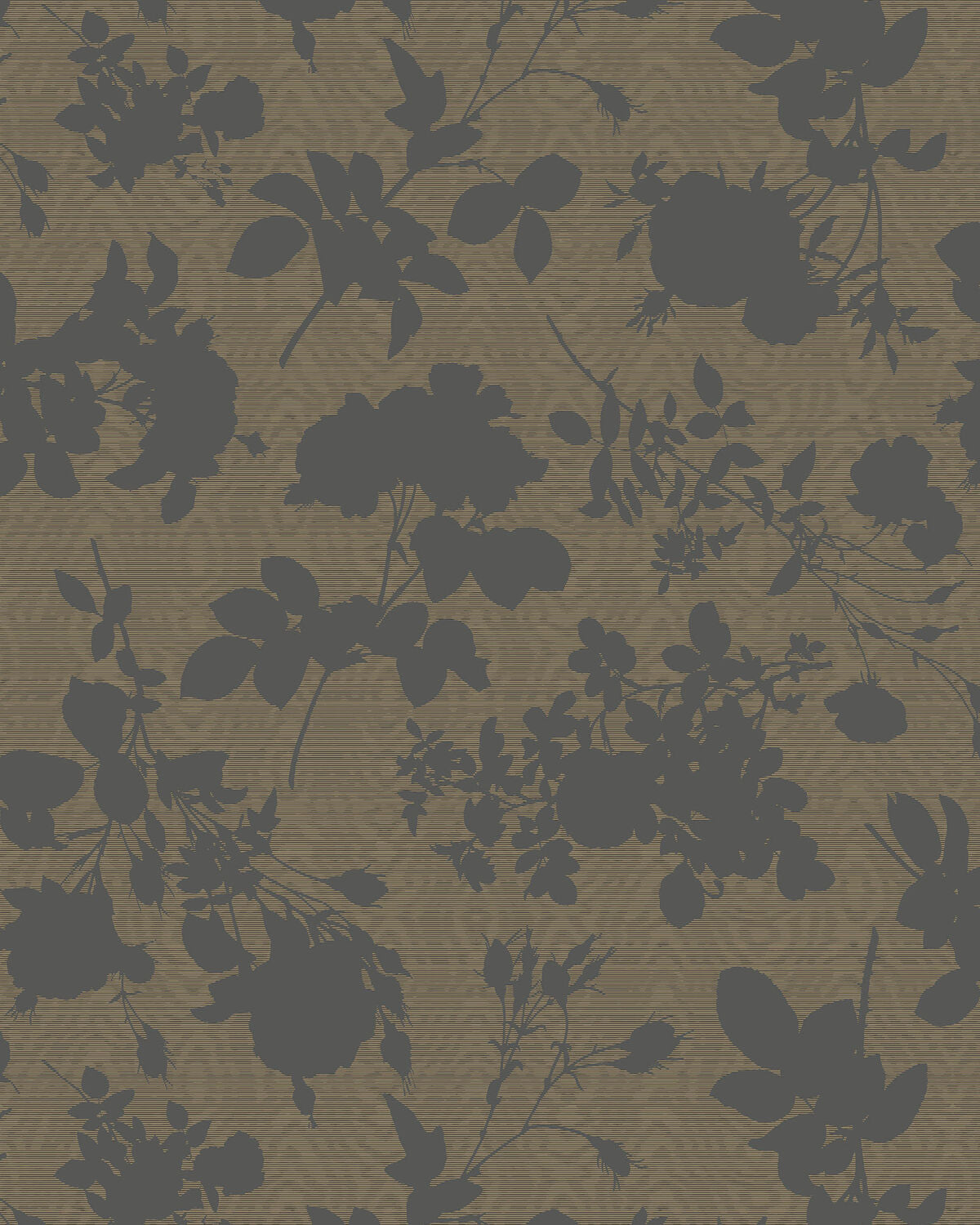 Absence Of Roses Moire - Brass - Cole & Son Wallpaper