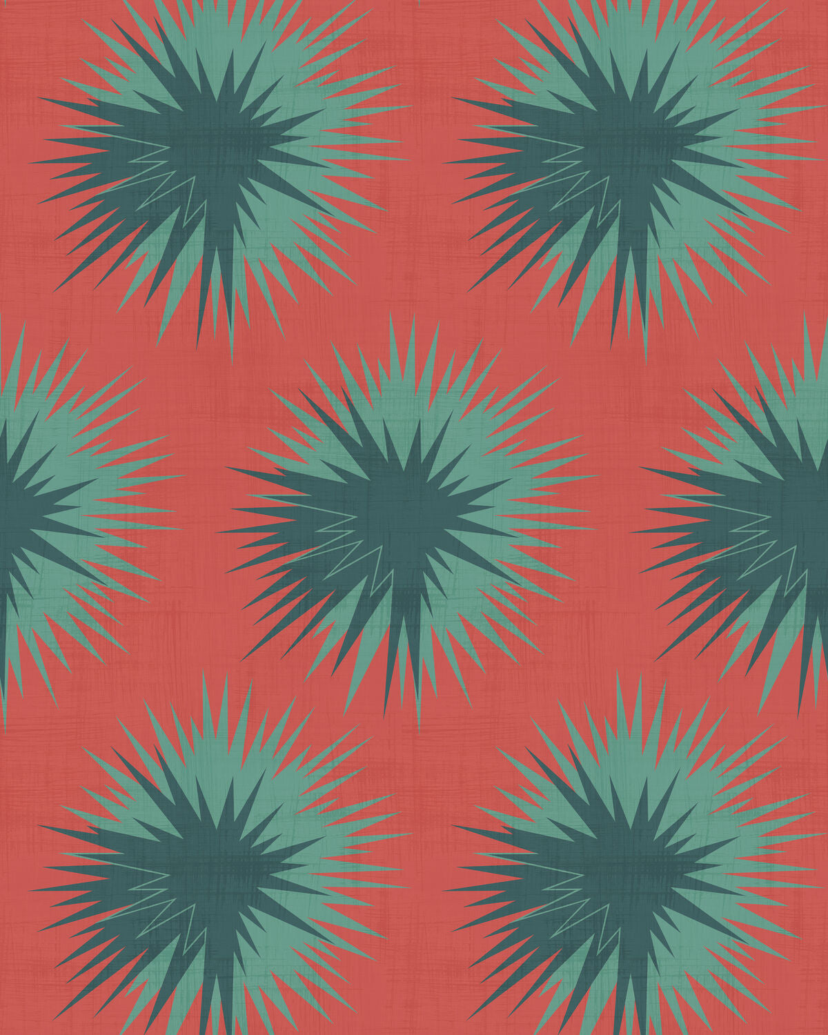 Soft Thistle - Blood Orange - Cole & Son Wallpaper