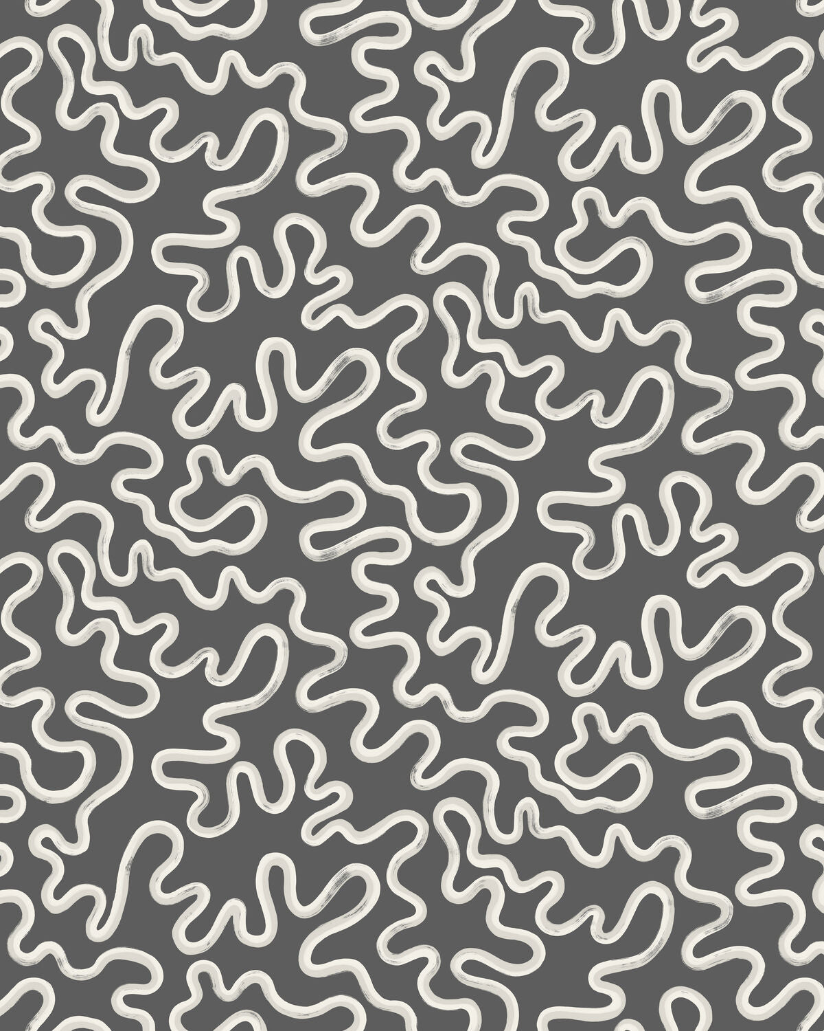 Rainforest Squiggle - Grey
