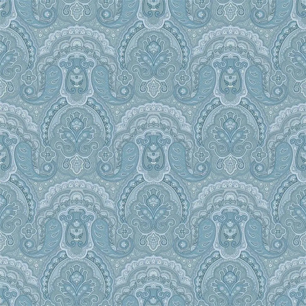 Ralph Lauren Wallpaper PRL034/06 Crayford Paisley Light Blue - The WorkRm