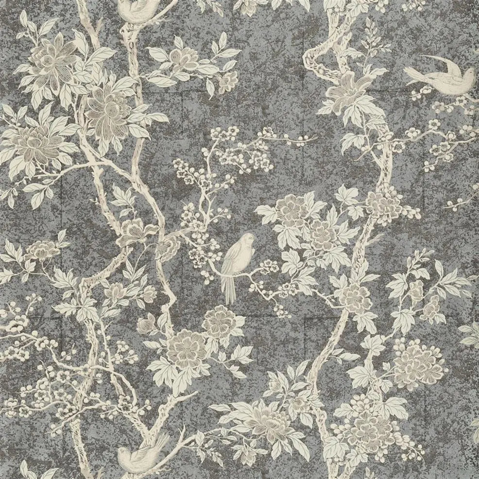 PRL048/09 Marlowe Floral Gunmetal by Ralph Lauren - The WorkRm