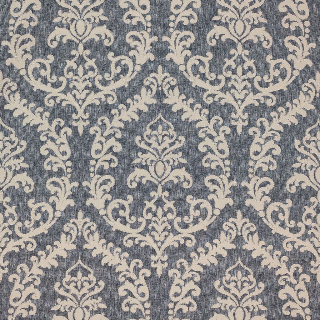 Grove Park Damask – Faded Denim