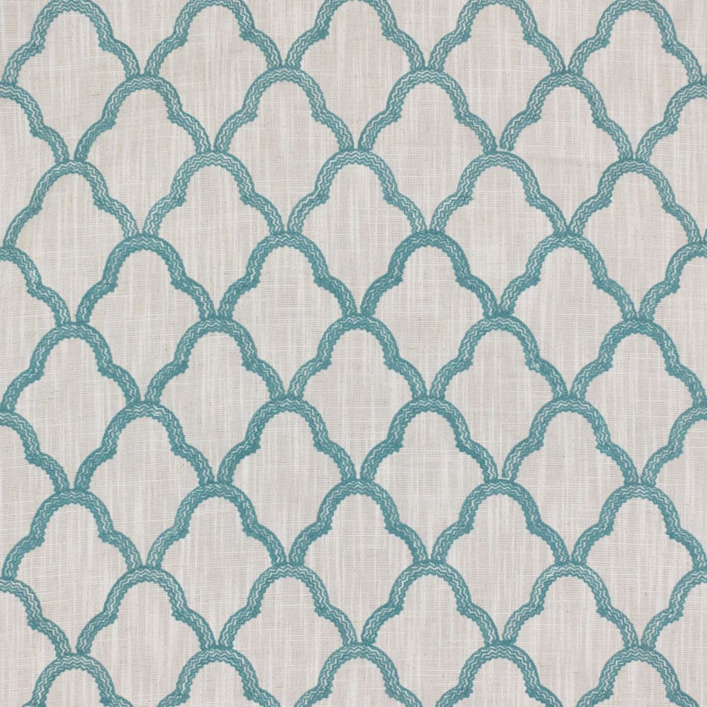 Lace Trellis – Aegean - RM Coco Fabric